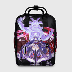 Рюкзак женский SHOGUN RAIDEN SAMURAI DEMON GENSHIN IMPACT, цвет: 3D-принт