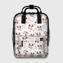 Рюкзак женский Милые щенята, цвет: 3D-принт