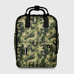 Рюкзак женский Star camouflage, цвет: 3D-принт