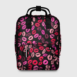 Рюкзак женский Покрытый поцелуями, цвет: 3D-принт