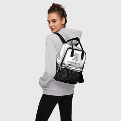 Рюкзак женский Peugeot: Трещины, цвет: 3D-принт — фото 2