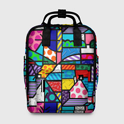 Рюкзак женский Ромеро Бритто красочный узор, цвет: 3D-принт