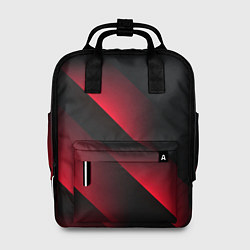 Рюкзак женский Red Fade 3D Красный градиент, цвет: 3D-принт