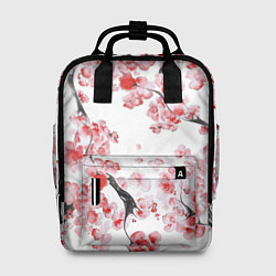 Рюкзак женский Ранняя сакура, цвет: 3D-принт