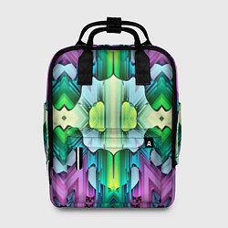 Рюкзак женский Калейдоскоп паттерн, цвет: 3D-принт
