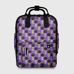 Рюкзак женский Свидетель из Фрязино фиолетовый, цвет: 3D-принт