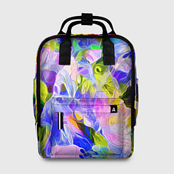 Женский рюкзак Красочный цветочный узор Весна - Лето 2023 Colorfu