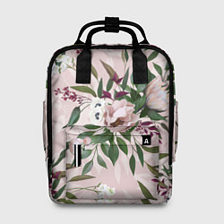 Рюкзак женский Цветы Букет Из Протей, цвет: 3D-принт