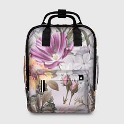 Рюкзак женский Цветы Романтический Букет, цвет: 3D-принт