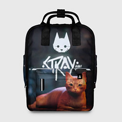 Рюкзак женский Stray: Бродячий кот, цвет: 3D-принт