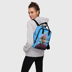 Рюкзак женский Lil Peep С Нимбом, цвет: 3D-принт — фото 2