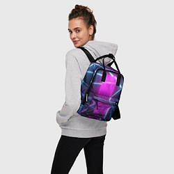 Рюкзак женский Неоновые декорации, цвет: 3D-принт — фото 2