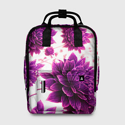 Рюкзак женский Яркие цветочные бутоны, цвет: 3D-принт