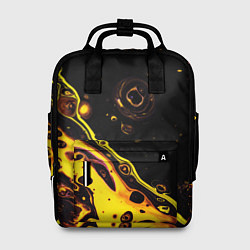 Рюкзак женский Золотая вода, цвет: 3D-принт