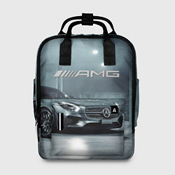 Рюкзак женский Mercedes AMG - Motorsport, цвет: 3D-принт