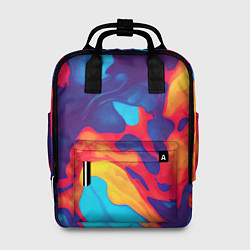 Женский рюкзак Пестрые красочные разводы