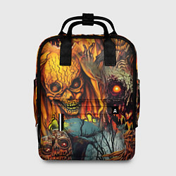 Рюкзак женский Монстры ужасные хэллоуинские, цвет: 3D-принт
