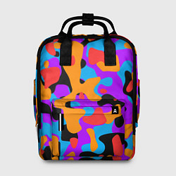 Рюкзак женский Абстракция - благородные цвета, цвет: 3D-принт