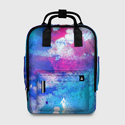 Рюкзак женский Радужная абстракция, цвет: 3D-принт