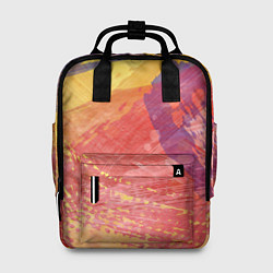 Рюкзак женский Абстрактные паттерны, цвет: 3D-принт