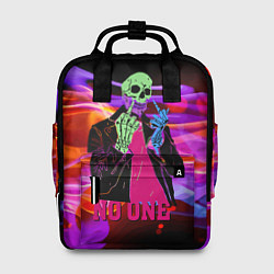 Рюкзак женский Никто - Skull - Flame, цвет: 3D-принт