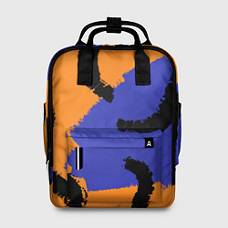 Рюкзак женский Абстрактные крупные полосы, цвет: 3D-принт