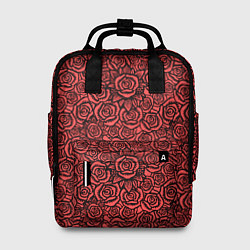 Рюкзак женский Готические розы ретро, цвет: 3D-принт