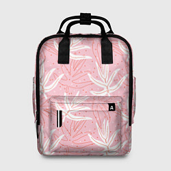 Рюкзак женский Листья экзотические скетч, цвет: 3D-принт