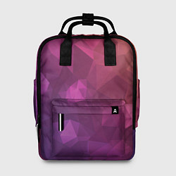 Рюкзак женский Разноцветные полигоны, цвет: 3D-принт