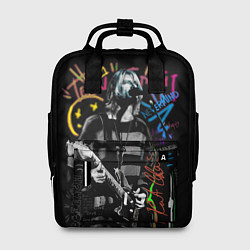 Рюкзак женский Nirvana teen spirit, цвет: 3D-принт