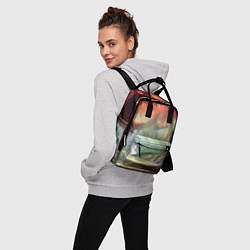 Рюкзак женский Destiny пейзаж джунглей, цвет: 3D-принт — фото 2