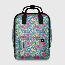 Женский рюкзак Весенний цветочный паттерн