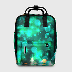Рюкзак женский Космический принт и звездное сияние вселенной, цвет: 3D-принт
