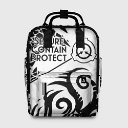 Рюкзак женский Secure, Contain, Protect, цвет: 3D-принт