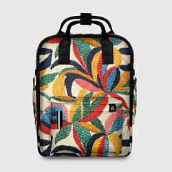 Рюкзак женский Эффект вышивки, цвет: 3D-принт