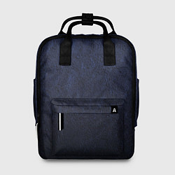 Рюкзак женский Тёмно-синие разводы, цвет: 3D-принт