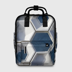 Рюкзак женский Кубический мир, цвет: 3D-принт