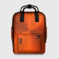 Женский рюкзак Оранжевый волнообразный дисковый узор