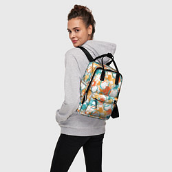 Рюкзак женский Разноцветные пятна красок, цвет: 3D-принт — фото 2