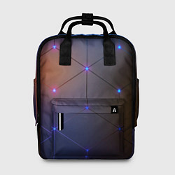 Рюкзак женский Космические треугольники, цвет: 3D-принт
