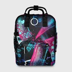 Рюкзак женский Neon money, цвет: 3D-принт