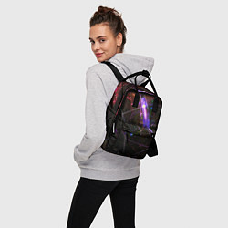 Рюкзак женский Неоновая проекция, цвет: 3D-принт — фото 2