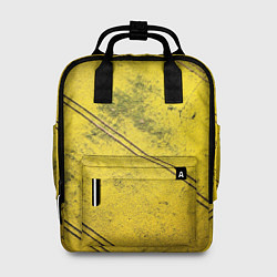 Рюкзак женский Абстрактная ярко-золотая текстура, цвет: 3D-принт