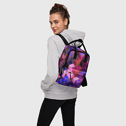 Рюкзак женский Цветные кубики, цвет: 3D-принт — фото 2