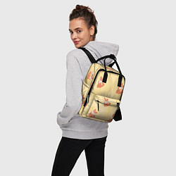 Рюкзак женский Наблюдательные лисята, цвет: 3D-принт — фото 2