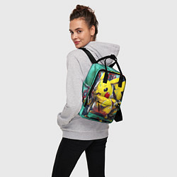 Рюкзак женский Сердитый пикачу, цвет: 3D-принт — фото 2