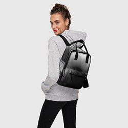Рюкзак женский Градиент черный, цвет: 3D-принт — фото 2
