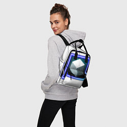 Рюкзак женский Белый куб и магия, цвет: 3D-принт — фото 2