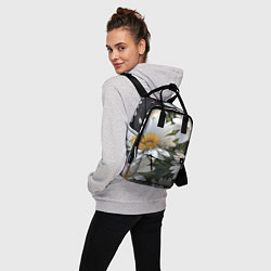 Рюкзак женский Ромашки на лугу, цвет: 3D-принт — фото 2