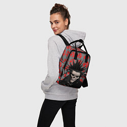 Рюкзак женский Дохлый панк, цвет: 3D-принт — фото 2
